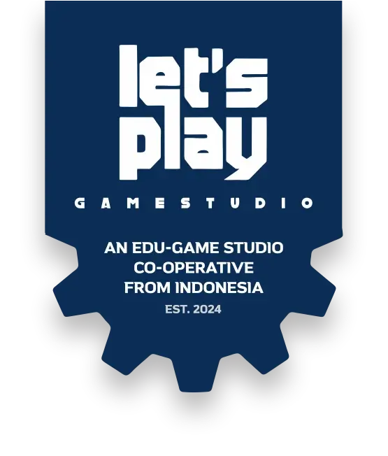 Badge Logo Koperasi Multi Pihak Lets Play Game Studio